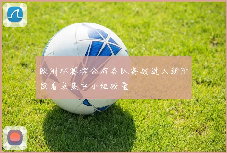 欧洲杯赛程公布各队备战进入新阶段看点集中小组较量