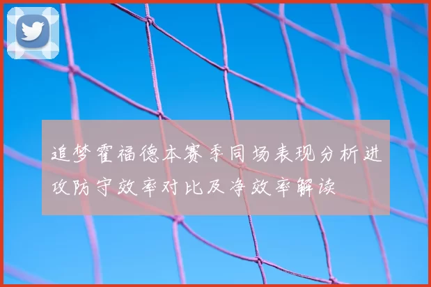 追梦霍福德本赛季同场表现分析进攻防守效率对比及净效率解读